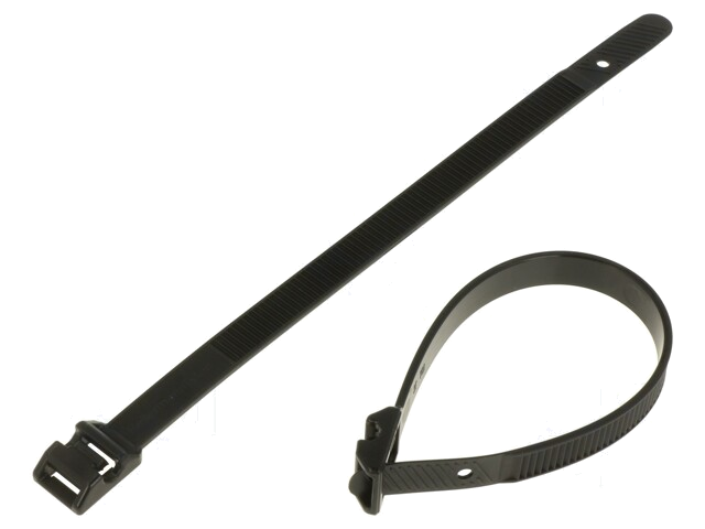 Kabelbinder; vertanding buitenzijde; L: 180mm; W: 9mm; polyamide Kabelbinder; vertanding buitenzijde; L: 180mm; W: 9mm; polyamide